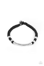 Load image into Gallery viewer, Paparazzi - Grounded in Grit - Black Bracelet
