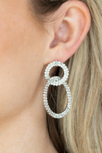 Load image into Gallery viewer, Paparazzi - Intensely Icy - White Earring
