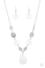 Load image into Gallery viewer, Paparazzi - DEW What You Wanna DEW - White Necklace
