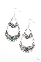 Load image into Gallery viewer, Paparazzi - Springtime Gardens - Green Earrings
