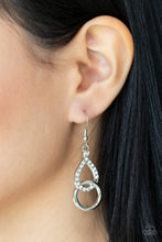 Load image into Gallery viewer, Paparazzi - Red Carpet Couture - White Earrings
