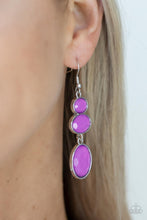 Load image into Gallery viewer, Paparazzi - Tiers Of Tranquility - Purple Earring
