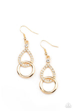 Load image into Gallery viewer, Paparazzi - Red Carpet Couture - Gold Earrings
