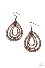 Load image into Gallery viewer, Paparazzi - Plains Pathfinder - Copper Earrings
