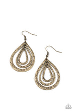 Load image into Gallery viewer, Paparazzi - Plains Pathfinder - Brass Earrings
