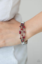 Load image into Gallery viewer, Paparazzi - Cosmic Candescence - Red Bracelet
