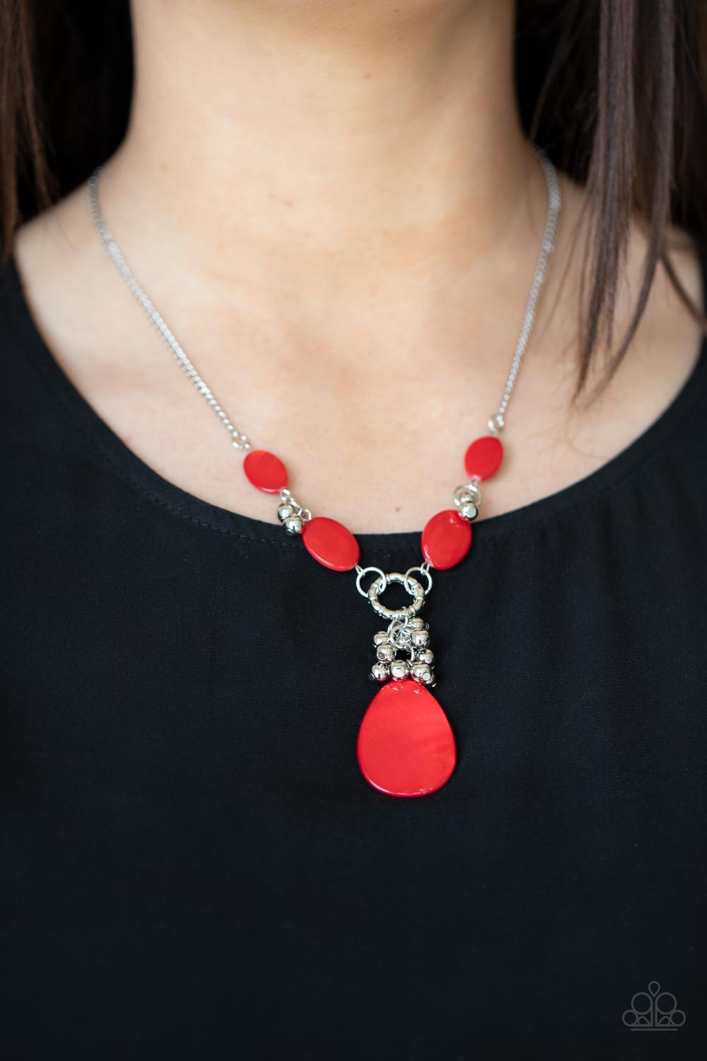 Paparazzi - Summer Idol - Red Necklace