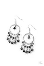 Load image into Gallery viewer, Paparazzi - Cosmic Chandeliers - Black Earring
