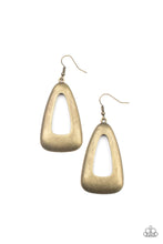 Load image into Gallery viewer, Paparazzi - Irresistibly Industrial - Brass Earrings
