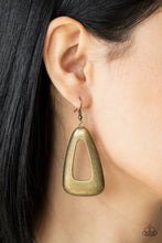 Load image into Gallery viewer, Paparazzi - Irresistibly Industrial - Brass Earrings
