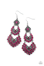 Load image into Gallery viewer, Paparazzi - All For The GLAM - Pink Earring
