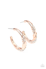 Load image into Gallery viewer, Paparazzi - Subliminal Shimmer - Copper Earring
