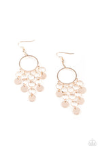 Load image into Gallery viewer, Paparazzi -Cyber Chime - Rose Gold Earring
