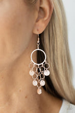 Load image into Gallery viewer, Paparazzi -Cyber Chime - Rose Gold Earring
