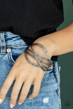 Load image into Gallery viewer, Paparazzi - Hautely Hammered - Black Bracelet
