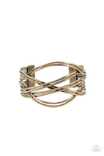 Load image into Gallery viewer, Paparazzi - Hautely Hammered - Brass Bracelet
