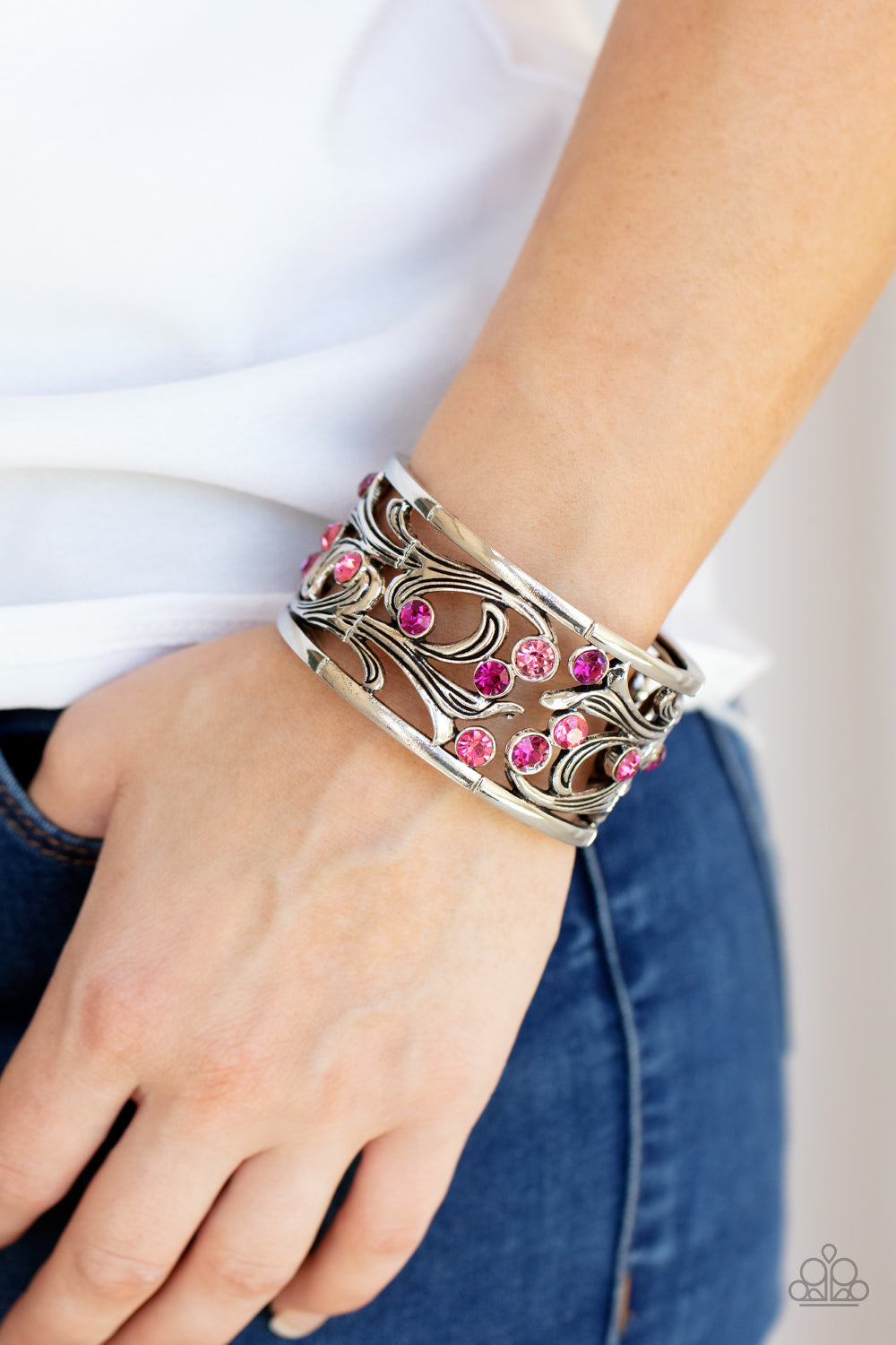 Paparazzi - Garden Masquerade - Pink Bracelet