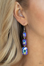 Load image into Gallery viewer, Paparazzi - Cosmic Red Carpet - Blue Earrings
