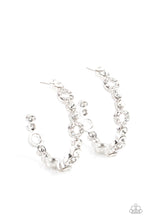 Load image into Gallery viewer, Paparazzi - Swoon-Worthy Sparkle - White Earring
