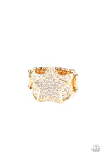 Load image into Gallery viewer, Paparazzi - Here Come The Fireworks - Gold Ring
