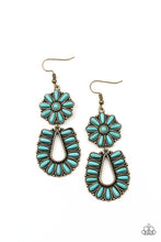 Load image into Gallery viewer, Paparazzi - Badlands Eden - Brass Earrings
