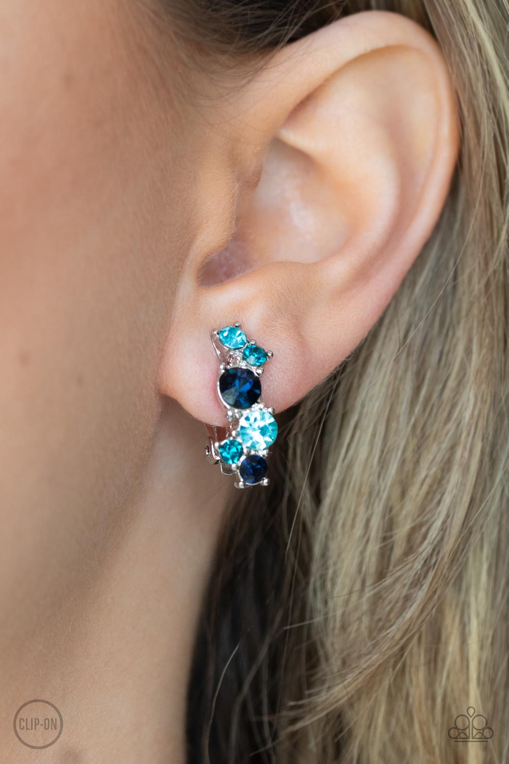 Paparazzi - Cosmic Celebration - Blue Earrings