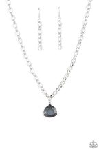 Load image into Gallery viewer, Paparazzi - Gallery Gem - Silver Necklace
