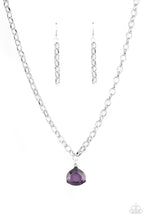 Load image into Gallery viewer, Paparazzi - Gallery Gem - Purple Necklace
