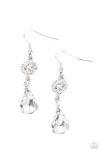 Load image into Gallery viewer, Paparazzi -Graceful Glimmer - White Earrings
