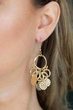 Load image into Gallery viewer, Paparazzi - Partners in CHIME - Gold Earrings
