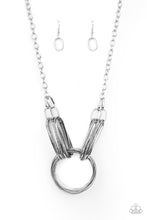 Load image into Gallery viewer, Paparazzi - Lip Sync Links - Silver Necklace
