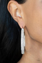 Load image into Gallery viewer, Paparazzi - Bossy and Glossy - White Earring
