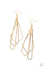 Load image into Gallery viewer, Paparazzi - Shape Shifting Shimmer - Gold Earring
