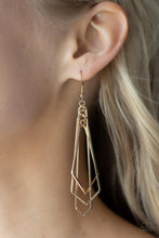 Load image into Gallery viewer, Paparazzi - Shape Shifting Shimmer - Gold Earring
