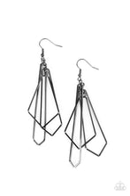 Load image into Gallery viewer, Paparazzi - Shape Shifting Shimmer - Black Earring
