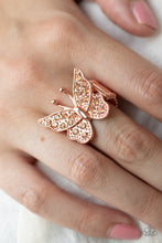 Load image into Gallery viewer, Paparazzi - Bona Fide Butterfly - Copper Ring
