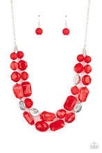 Load image into Gallery viewer, Paparazzi - Oceanic Opulence - Red Necklace
