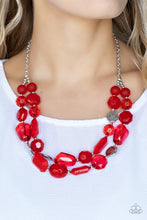 Load image into Gallery viewer, Paparazzi - Oceanic Opulence - Red Necklace
