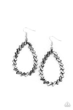 Load image into Gallery viewer, Paparazzi - Striking RESPLENDENCE - Silver Earrings
