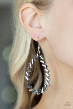 Load image into Gallery viewer, Paparazzi - Striking RESPLENDENCE - Silver Earrings
