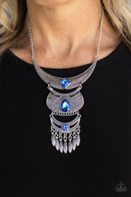 Load image into Gallery viewer, Paparazzi - Lunar Enchantment - Blue Necklace
