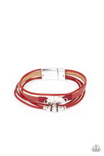 Load image into Gallery viewer, Paparazzi - Tahoe Tourist - Red Bracelet
