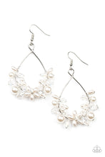 Load image into Gallery viewer, Paparazzi - Marina Banquet - White Earrings
