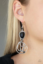 Load image into Gallery viewer, Paparazzi - Galactic Drama - Black Earring
