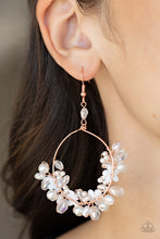 Load image into Gallery viewer, Paparazzi - Floating Gardens - Copper Earring
