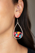 Load image into Gallery viewer, Paparazzi - Tropical Terrazzo - Red Earring
