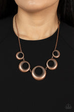 Load image into Gallery viewer, Paparazzi - Solar Cycle - Copper Necklace
