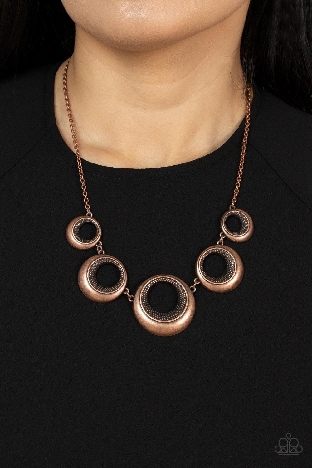 Paparazzi - Solar Cycle - Copper Necklace