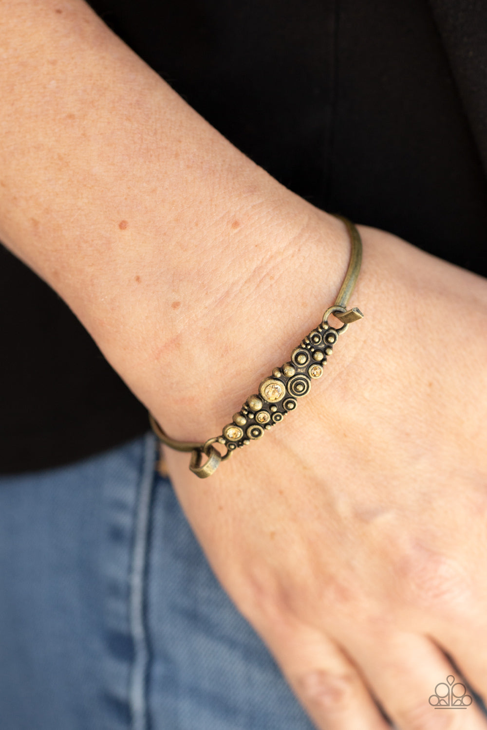 Paparazzi - Bubbling Whimsy - Brass Bracelet