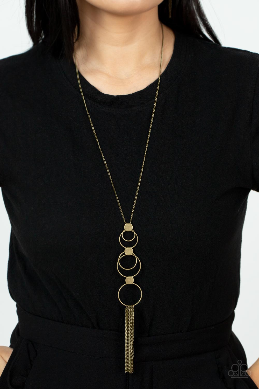 Paparazzi - Join The Circle - Brass Necklace